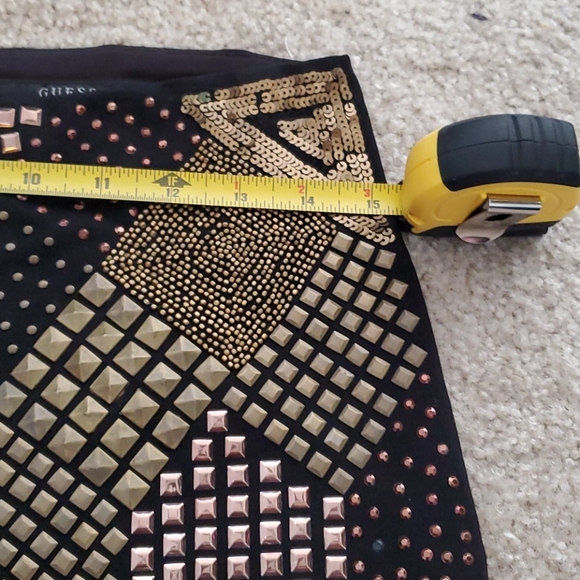 GUESS EMBELLISHED MINISKIRT - Picture 9 of 9